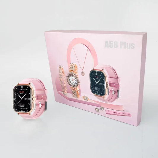 Smartwatch Bluetooth-opkald Puls Blodilt Kvinder