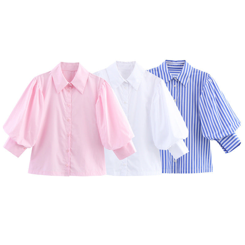 Fashion Casual Loose Women's Wear Long-sleeved Shirt