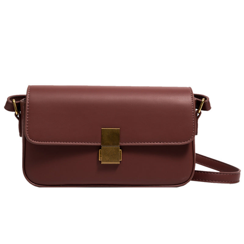 Single Shoulder Women's New Texture And Fashion Niche Crossbody Bag