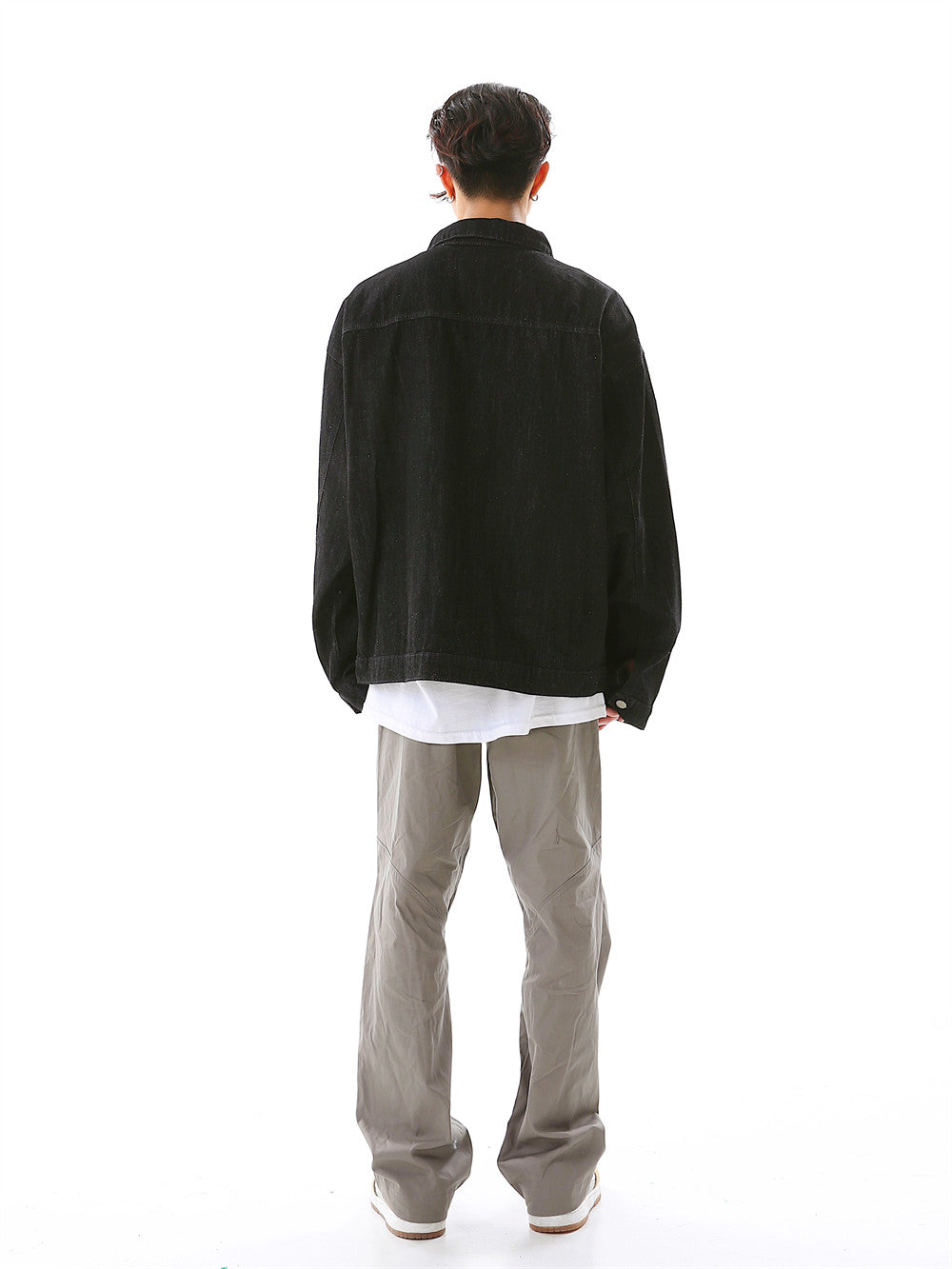 Men's Skull Embroidered Loose Jacket