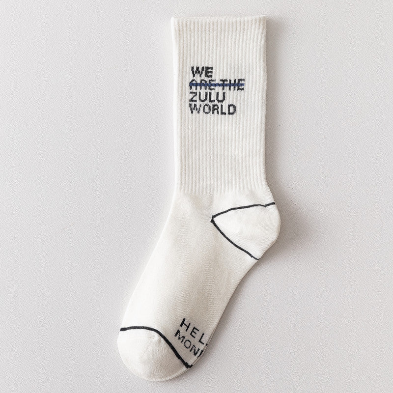Net Red American Baseball Style Trendy Socks