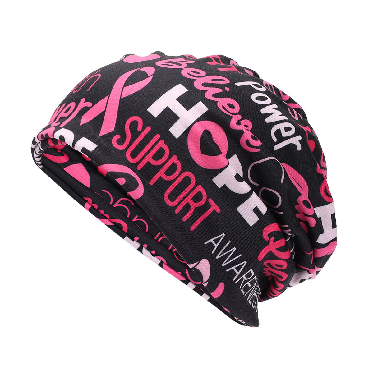 Breast Cancer Awareness Day Patterned Headscarfhat