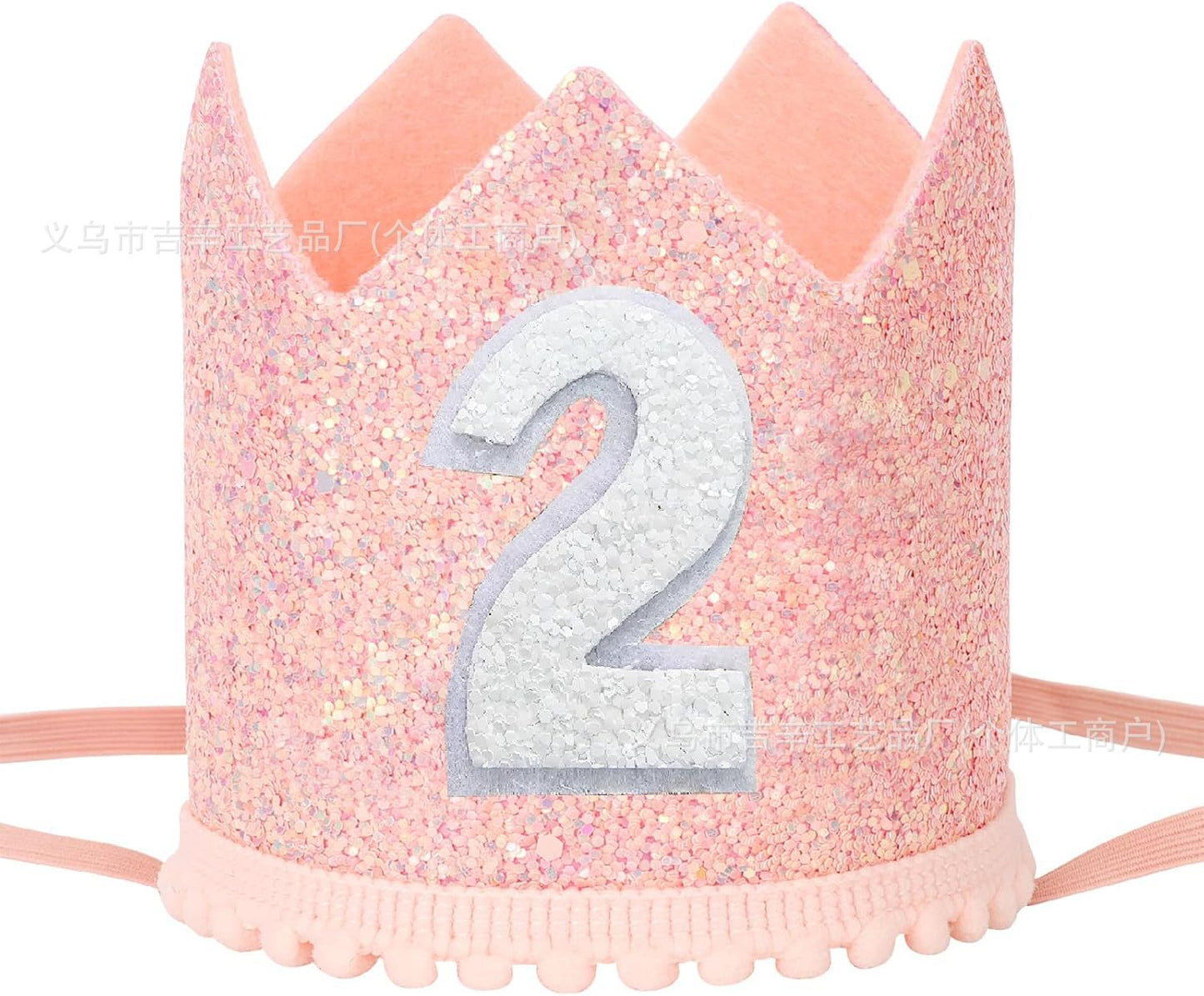 Decorative Rose Gold Half-year-old Crown Party Decorative Hat