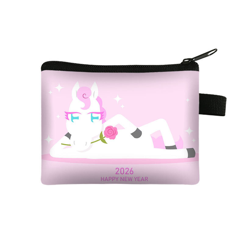 New Years Lucky Wallet Portable High Capacity Cardholder And Coin Organizer