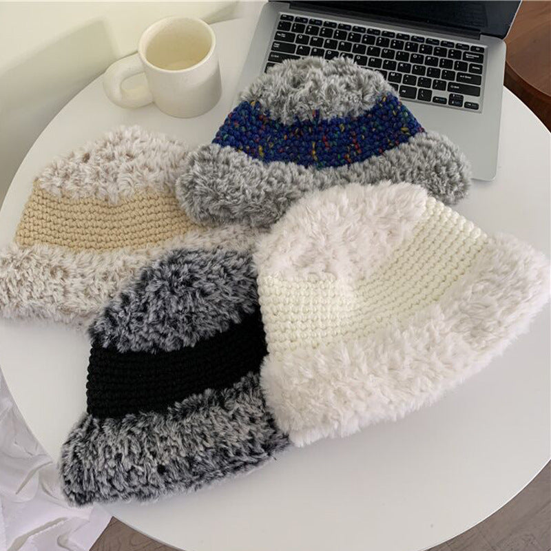 Women's Fashion Retro Hundred With Ear Protection Warm Woolen Hat