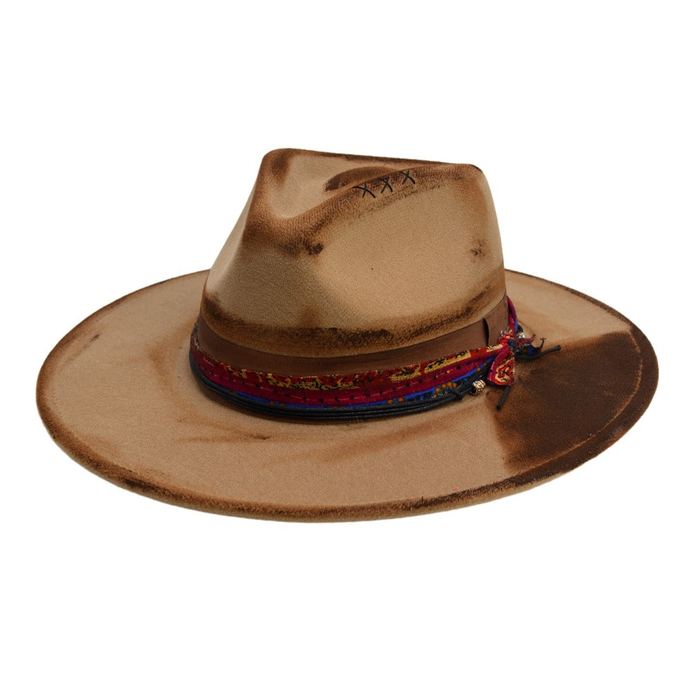 Fashion Retro Original Design Fedora Hat European And American Fur Felt Hat