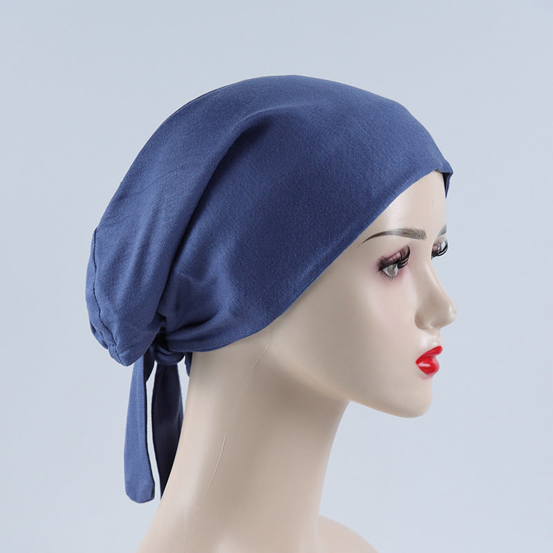 Modal Rayon Lined Elastic Satin Chiffon National Headband