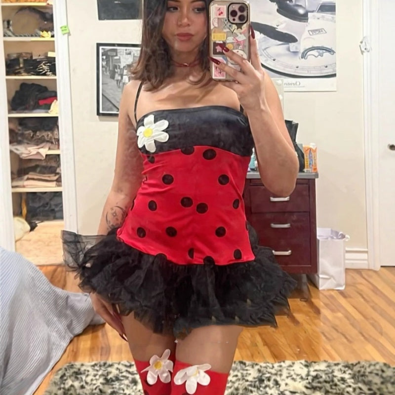 Halloween bi-mønster Tøj Cosplay Kostumefest Udklædning