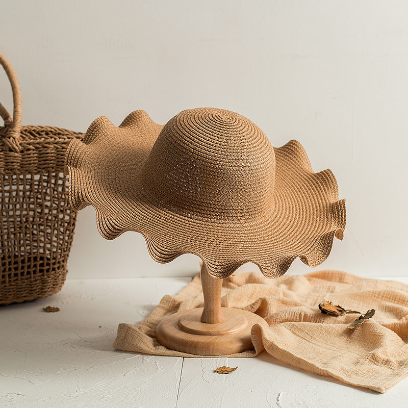 Foldable Fungus Edge Windproof Sunscreen Beach Hat