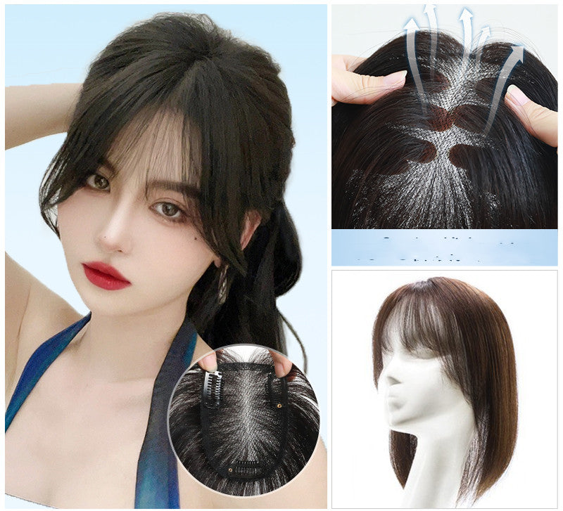 Women's Fashion Simple Net Eight Bangs Wig