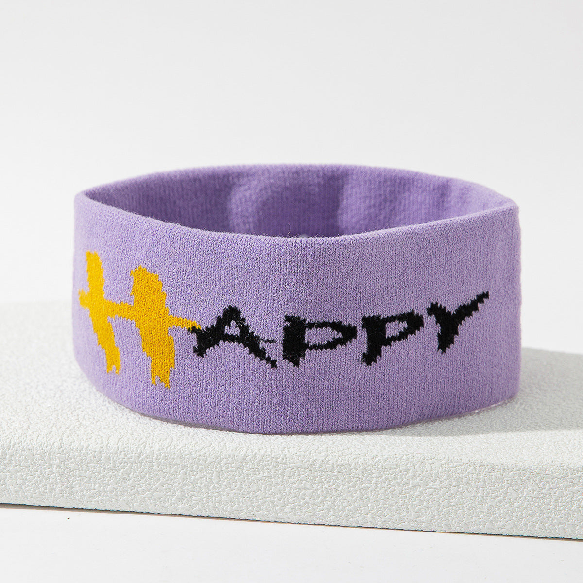 Stretch Sports Sweat-absorbent Knitted Hair Band