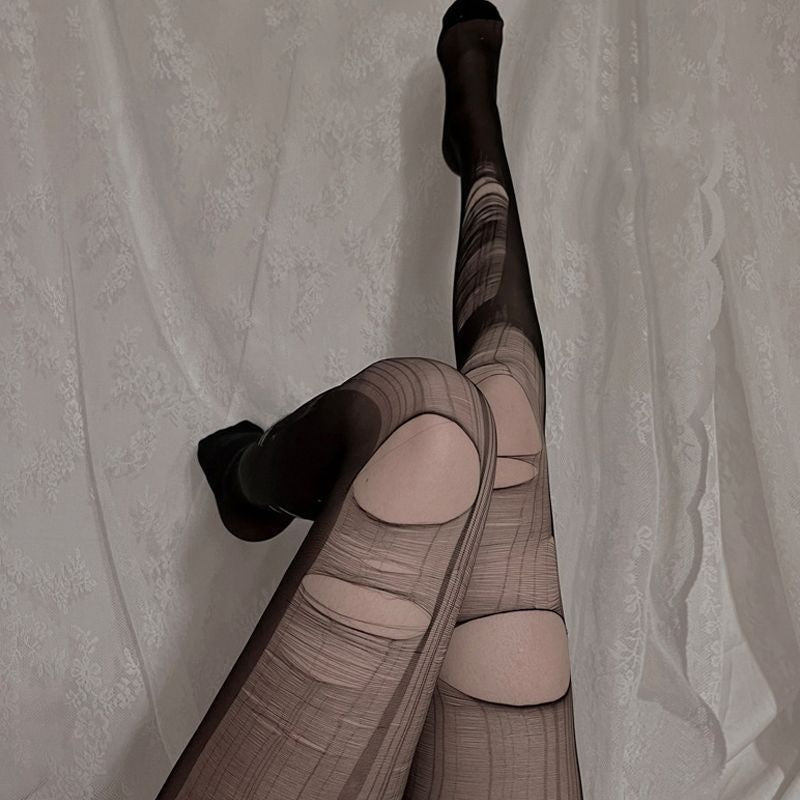 Ultra-thin Silk Pantyhose With A Gusset For A Butt-lifting Effect