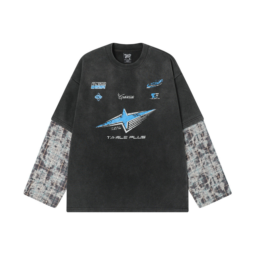 Men's Water XINGX Printing Spring And Autumn Top