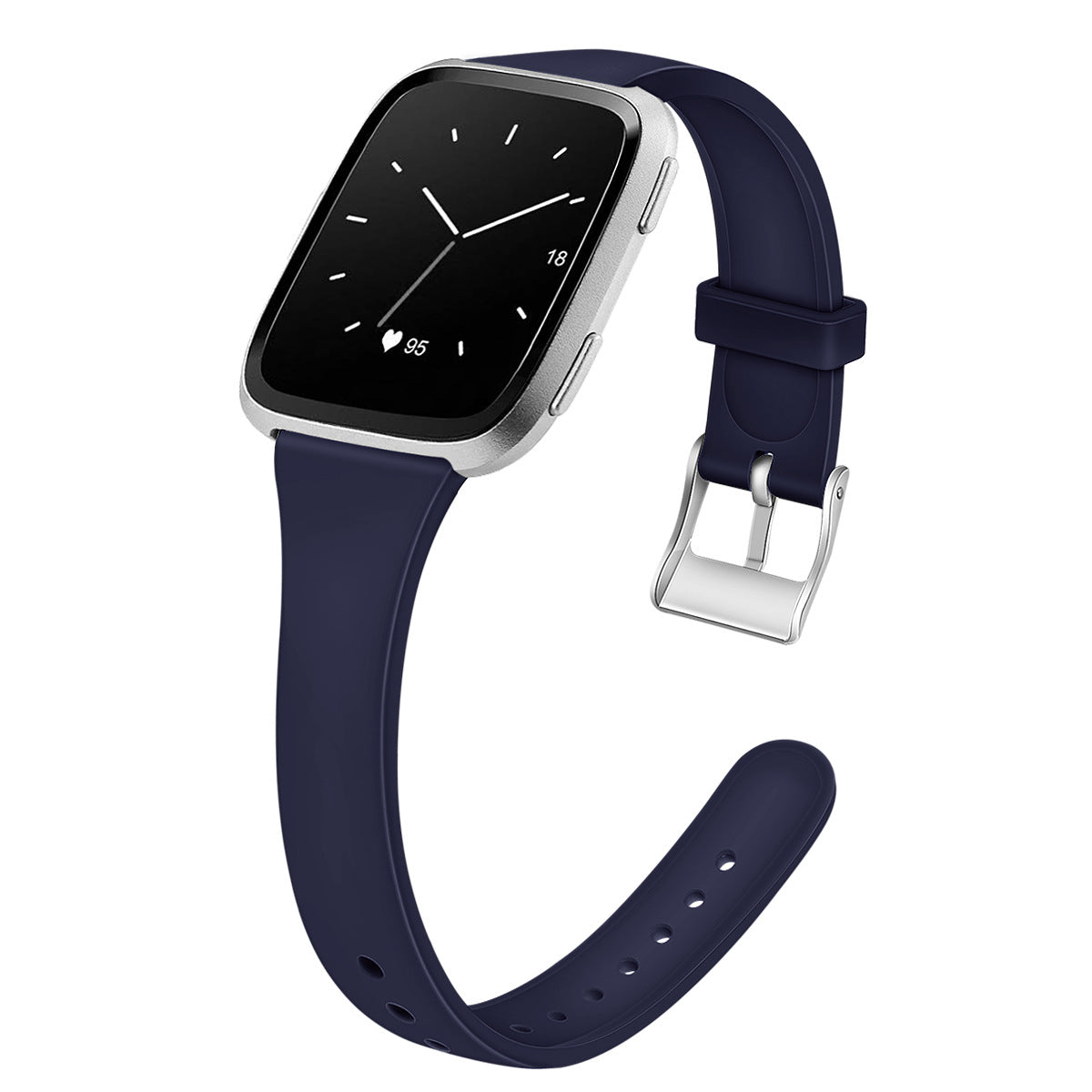 Silicone Strap Smart Watch Shrink Silicone Solid Color Watch Band
