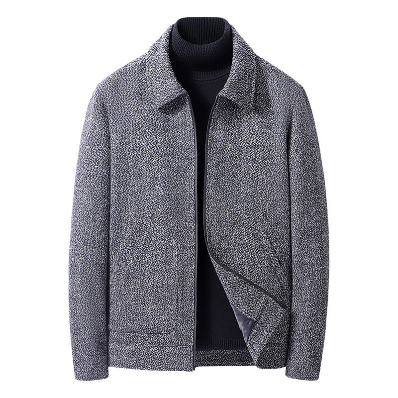Jacket Men's Fashion Woolen Coat