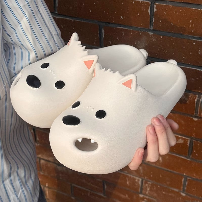 Puppy Slippers Women's Toe Cap Sandals