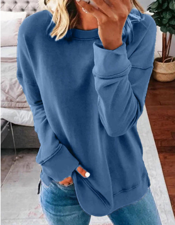 Spring Womens Casual Printed Hoodie With A Crew Neck And Fleece Lining