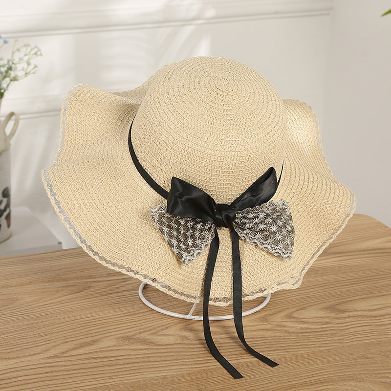 Korean Version Outdoor Wavy Straw Women's Fashion Princess Hat