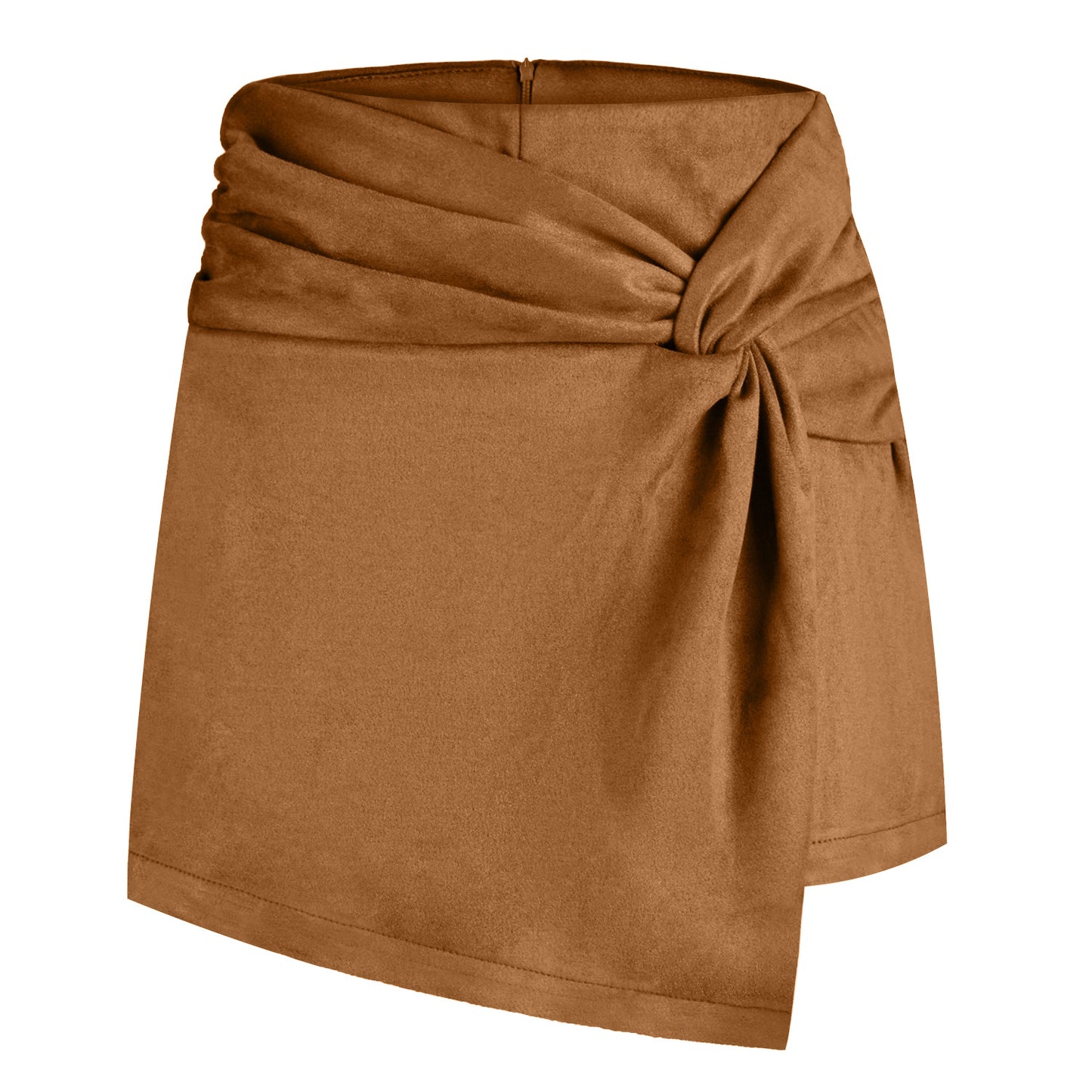 Heap Pleated Irregular Half-length Short Pantskirt Women