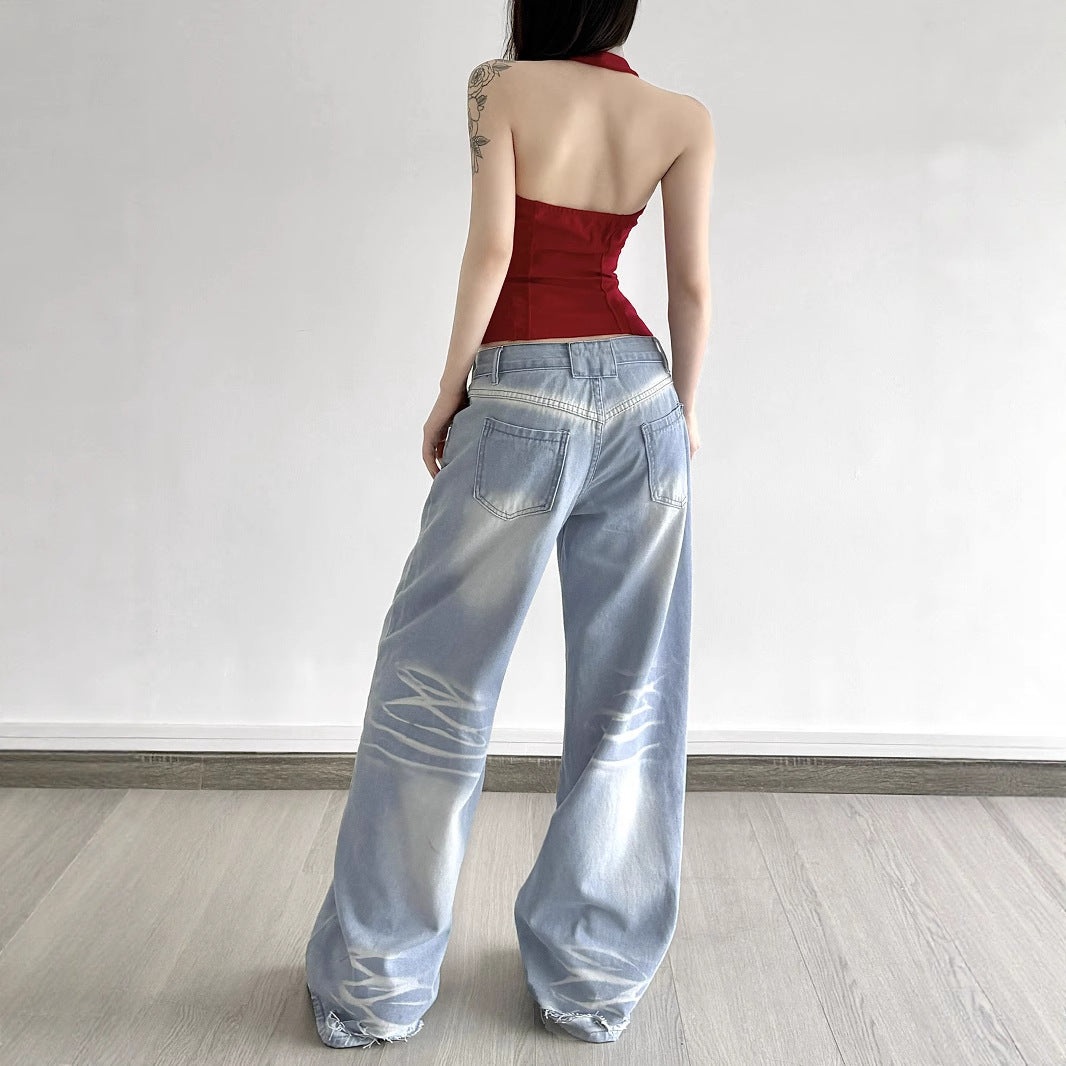 Rå High-rise Straight-leg Jeans