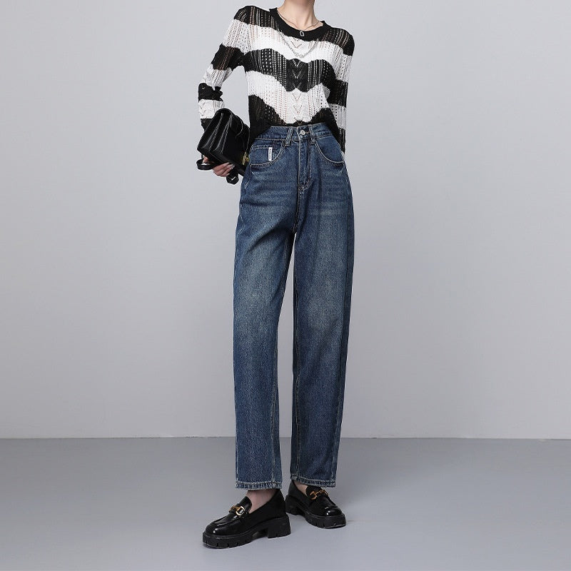 Autumn New Loose High Waist Tapered Harem Pants