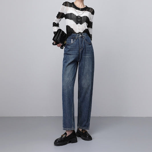 Autumn New Loose High Waist Tapered Harem Pants