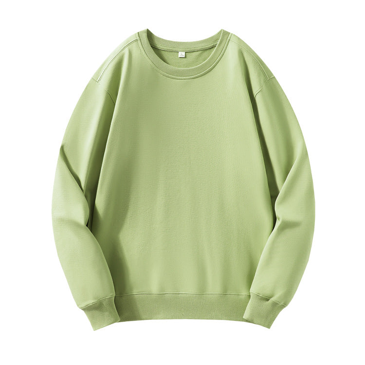Rundhalset Sweater Kamgarnsjersey til mænd Med Droppede Skuldre Pullover