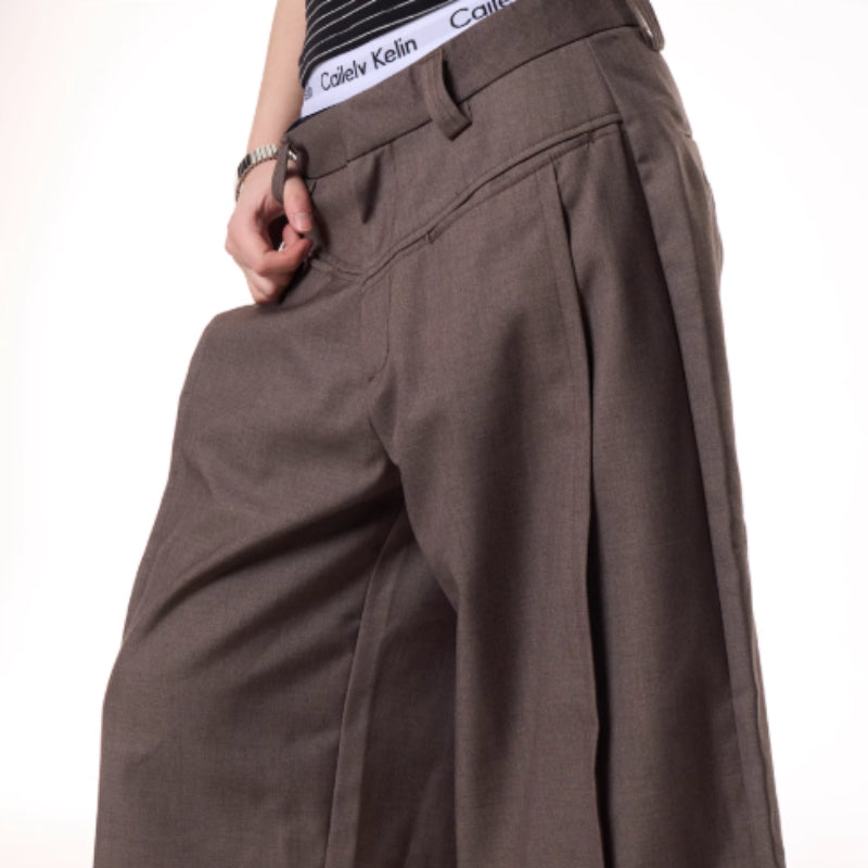 Retro Design Stitching Casual Shorts Women's Spring And Summer Loose All-matching