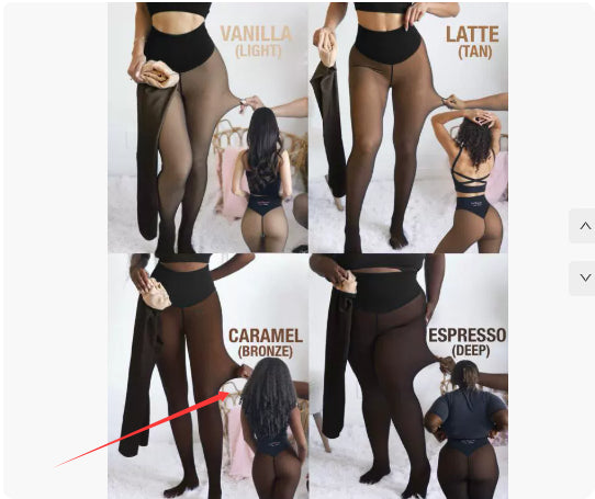 Single Thread Stitching Cross-border Winter Warm Translucent Leggings
