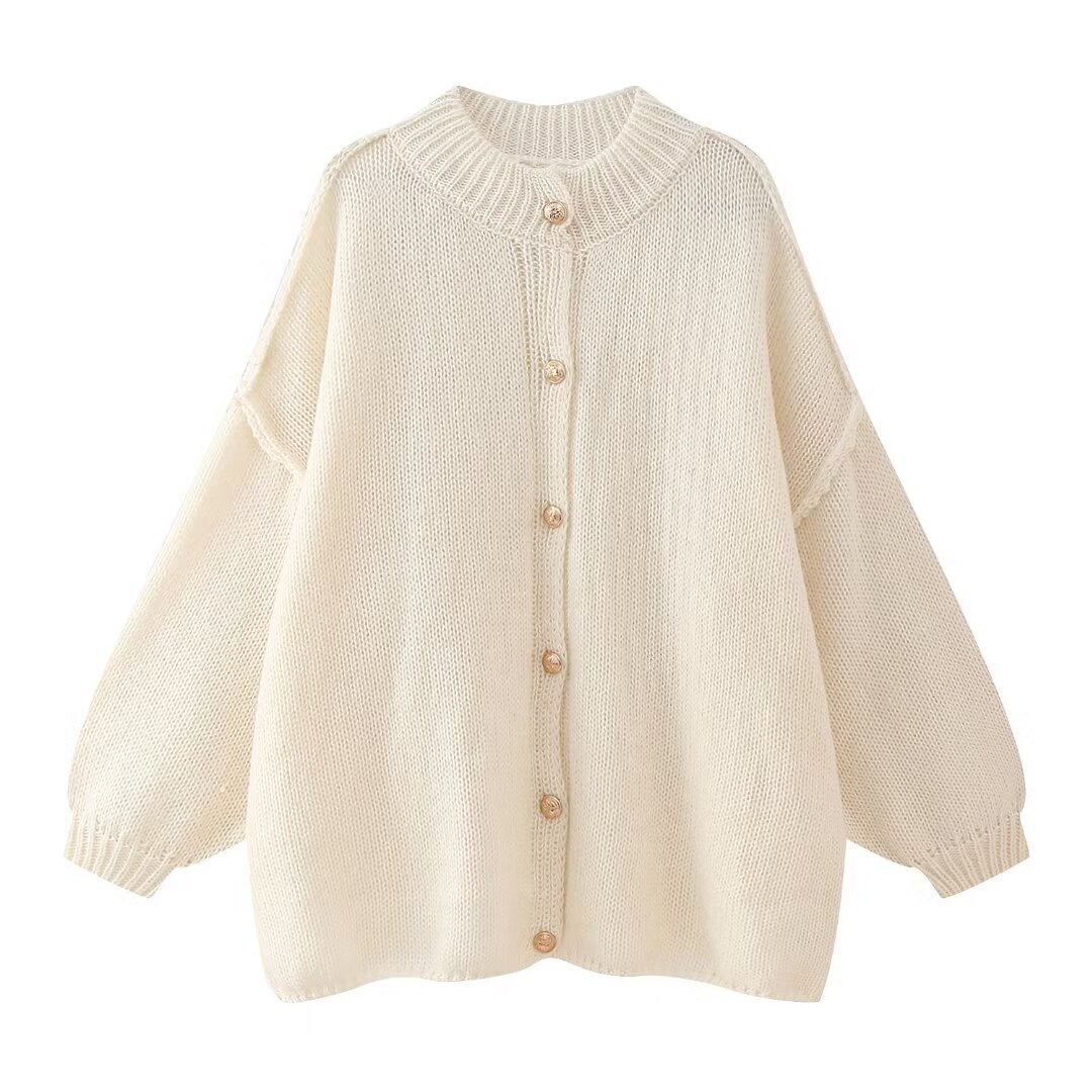 Womens Slimming Versatile Casual Long Sleeve Sweater