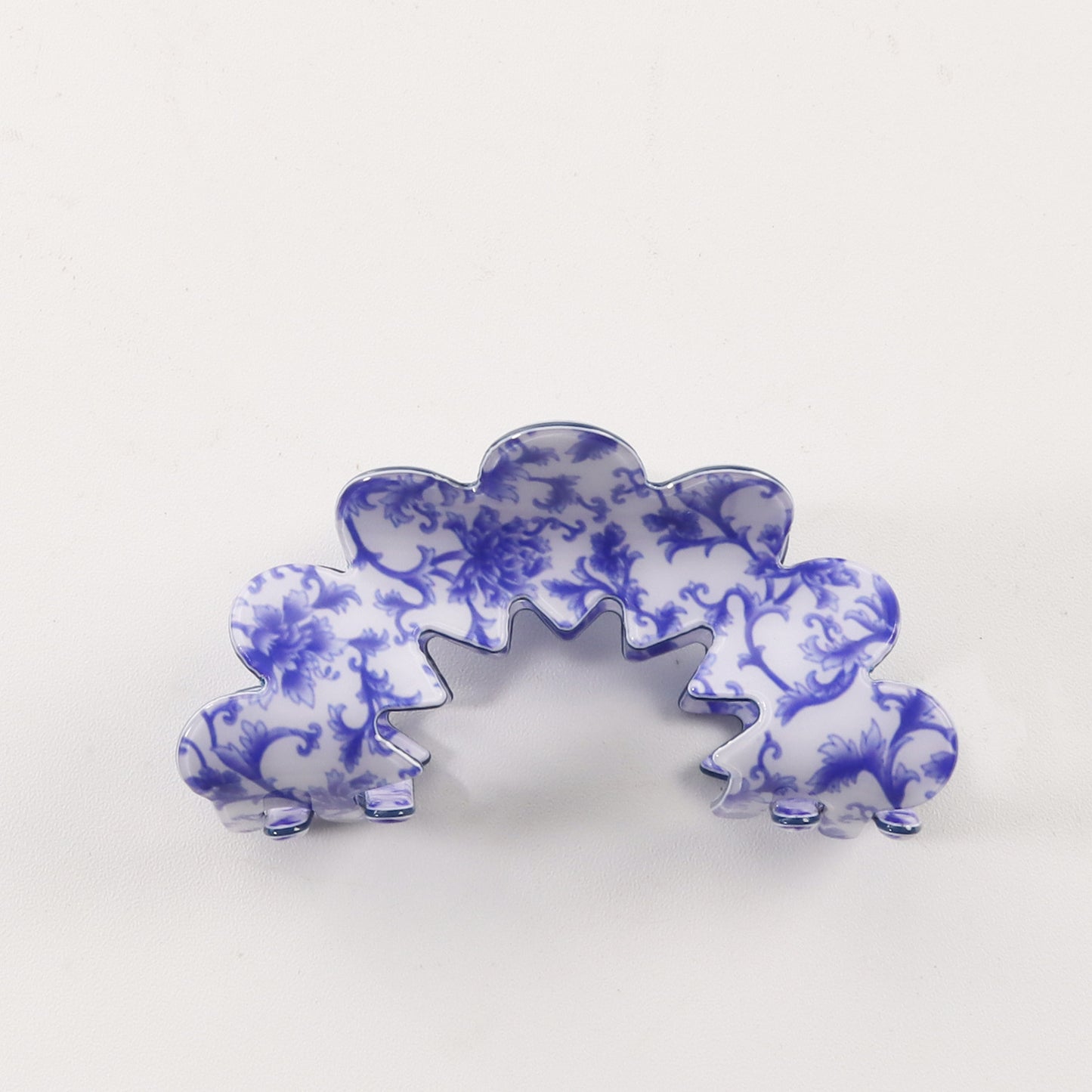 New Wave Grip Blue Series Pvc Barrettes Female Back Head
