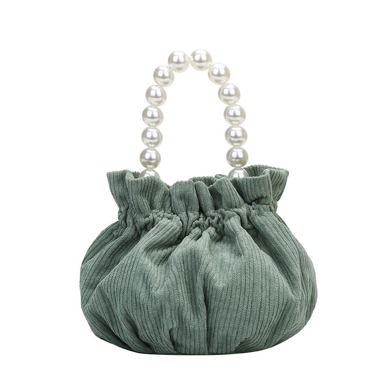 Crinkled Chain Cloud One Shoulder Crossbody Bag