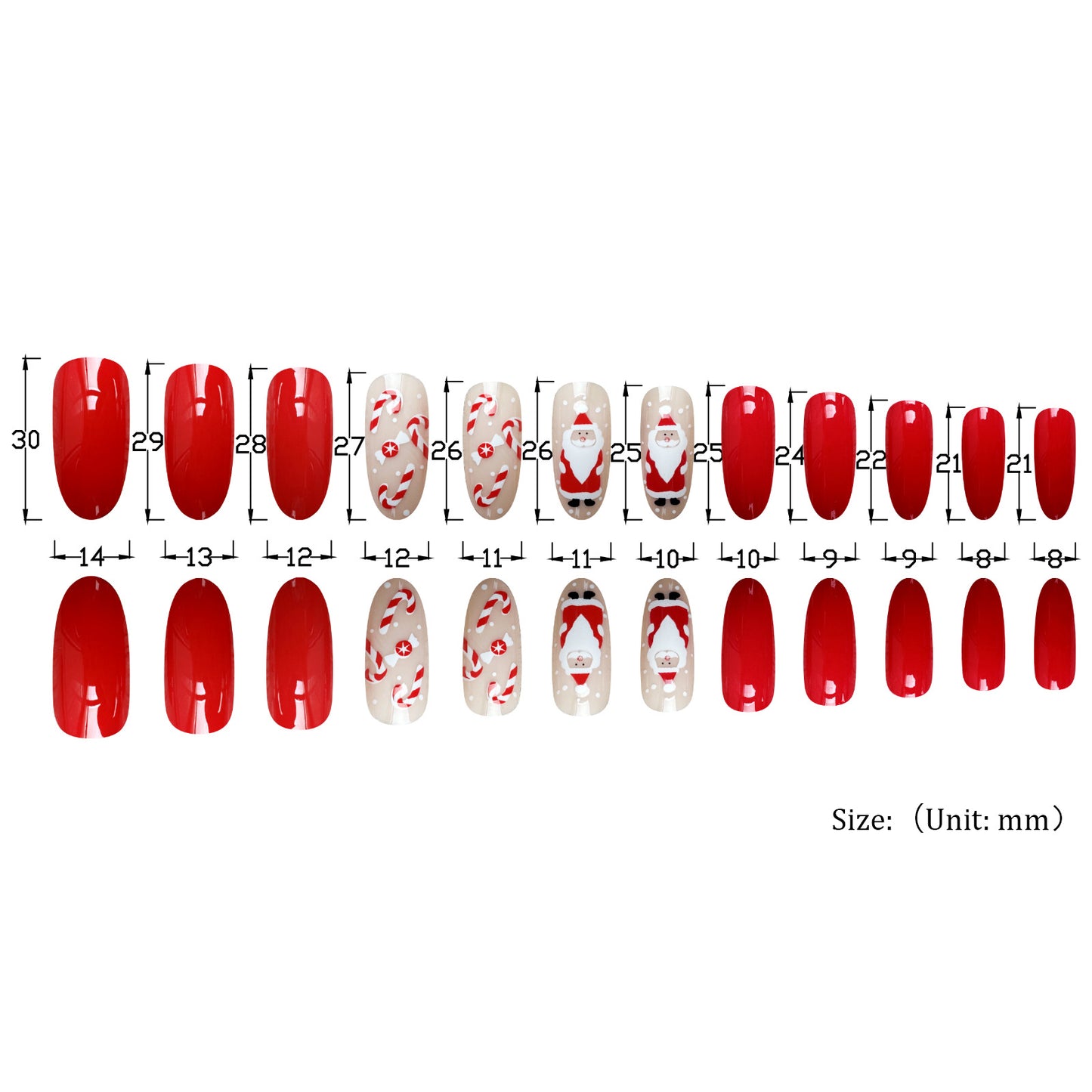 Peach Heart French Wearable Advanced Nail Wearing Nail Plate