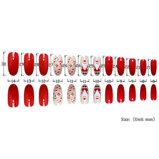 Peach Heart French Wearable Advanced Nail Wearing Nail Plate