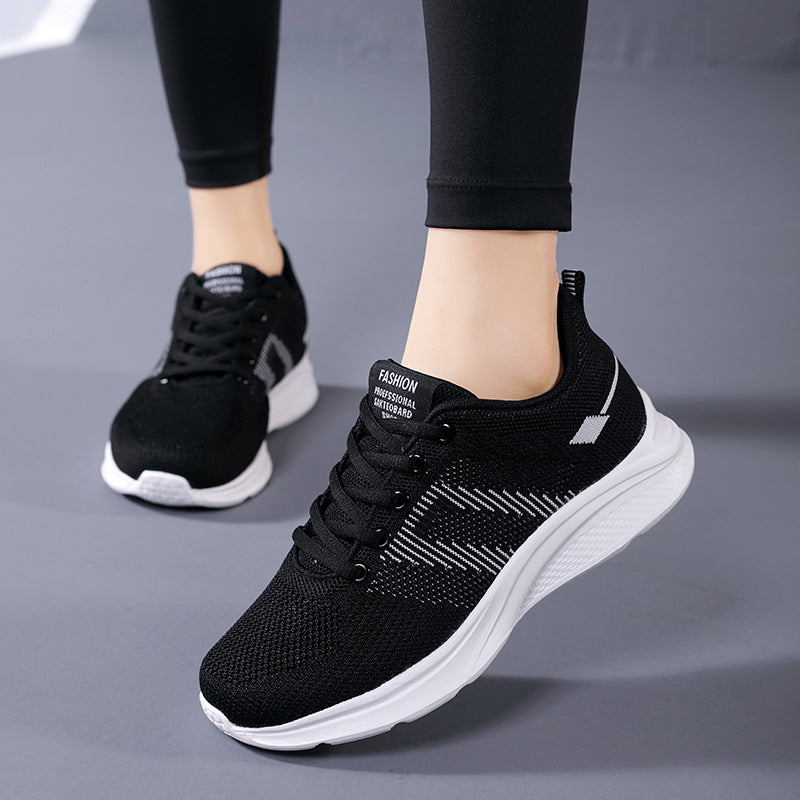 Women's Soft Bottom Mesh Sports Casual Non-slip Travel Shoes