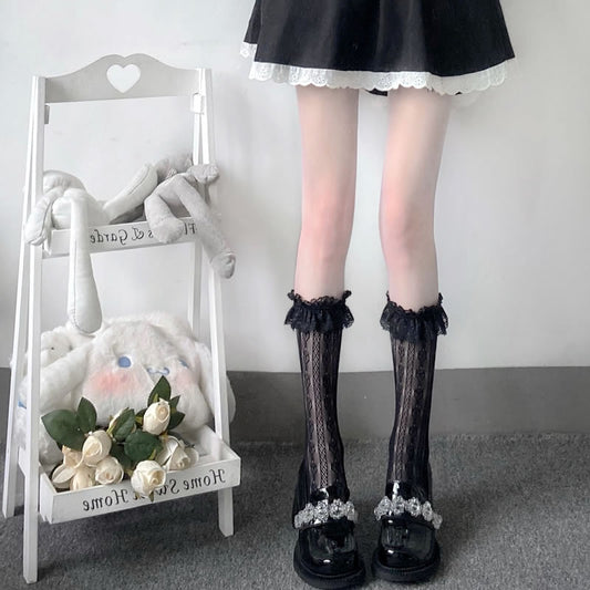 Pile Of Socks Love Soft Sister Cute Lolita Hollow Socks
