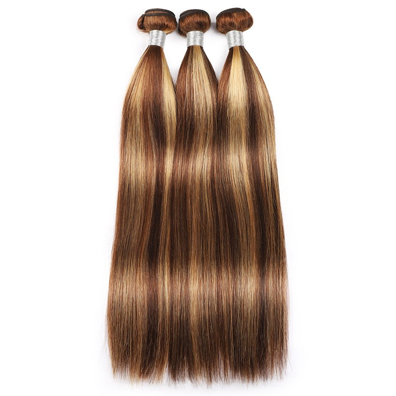 Wig Real Person Piano Color Hair Curtain