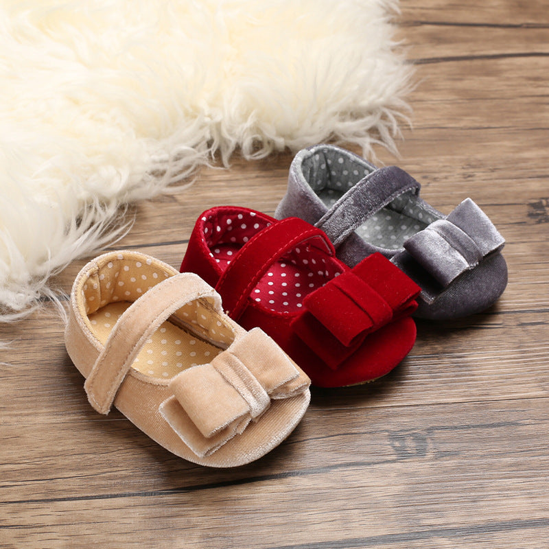 Baby Rubber Sole Princess Toddler Shoes