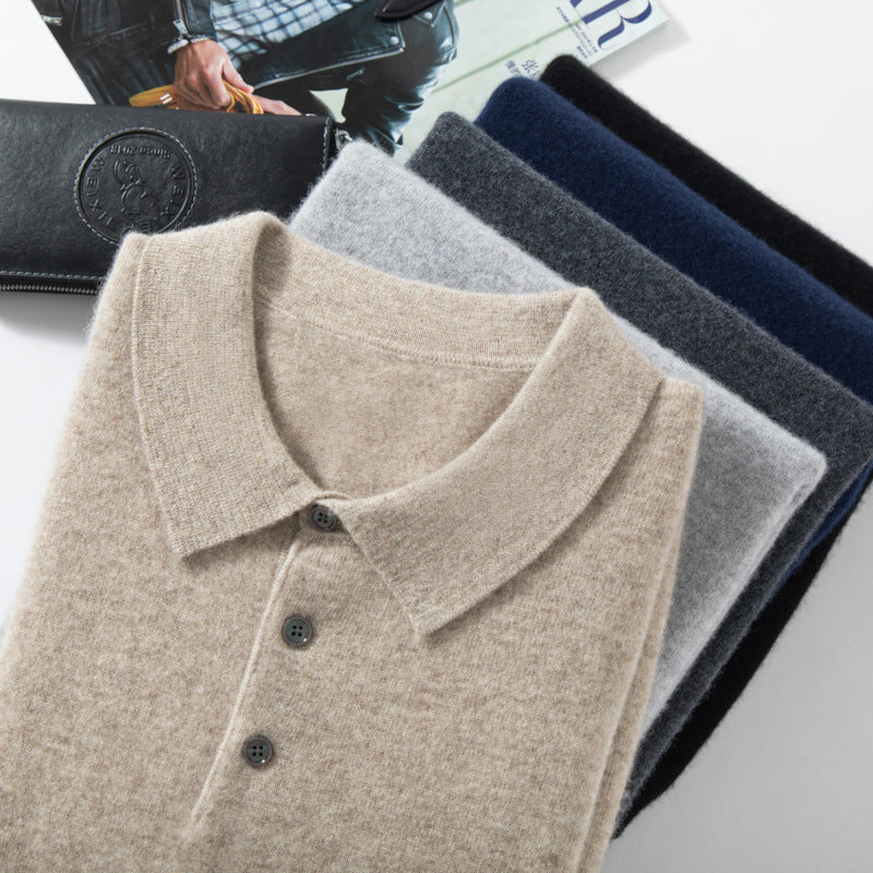 Casual Fashion Men's Knitted Bottoming Shirt