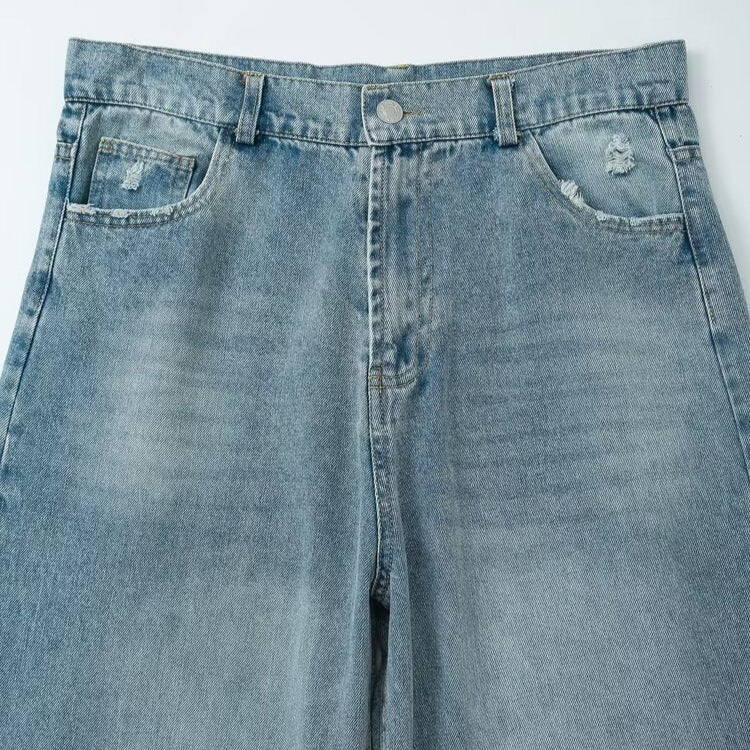 European And American Style French Style Design Fashion Casual Style All-match Casual Jeans