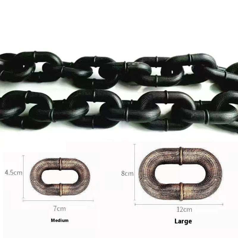 Internet Celebrity Same Style Dog Leash Simulation Rough Spoof Big Shot Video Special Props Walking Hand Holding Rope