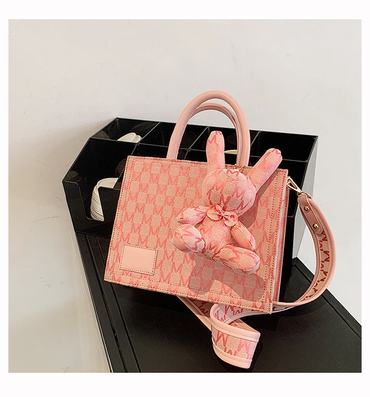 Popular Doll Women's Hand-held Messenger Small Square Bag