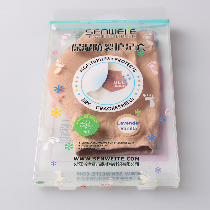 SPA Spa Silicone Heel Crack Resistant Socks