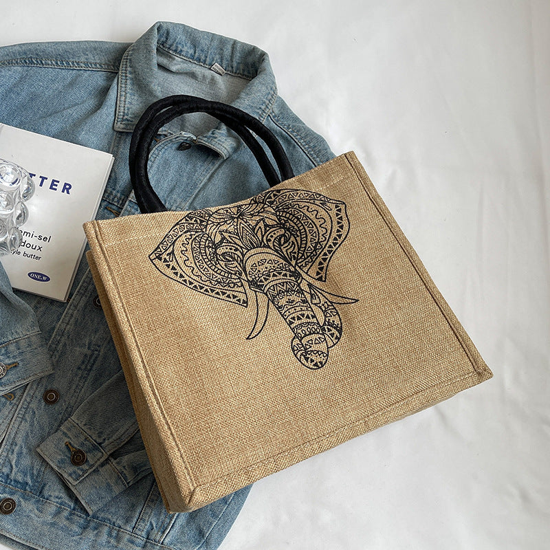 New Ethnic-style Fashionable Mom Bag College Students Tote For Class