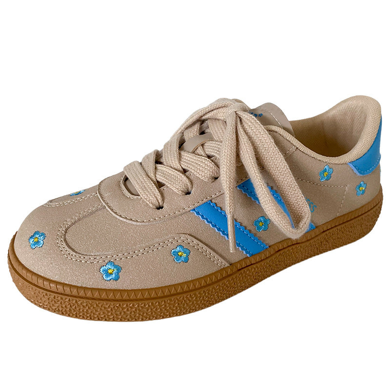 Women's Flat Casual Lace Up German Training Shoes