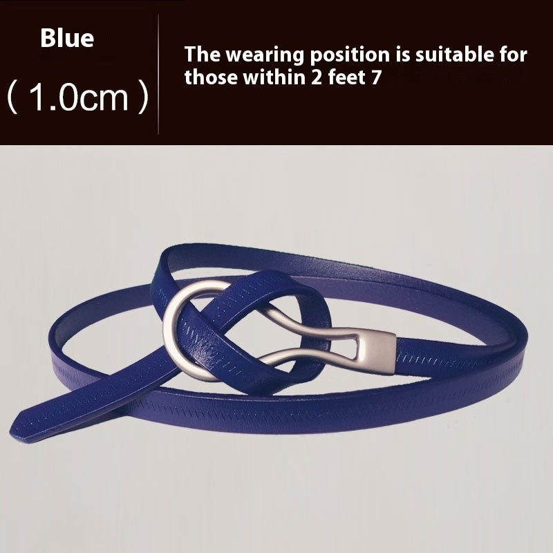 Cowhide Belt Women's Belt Fashion