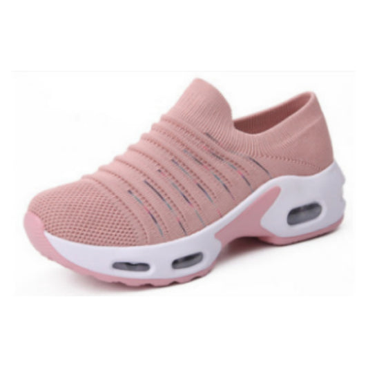 Plus Size Fly-knit Socks Shoes Women's Stretch Knitted