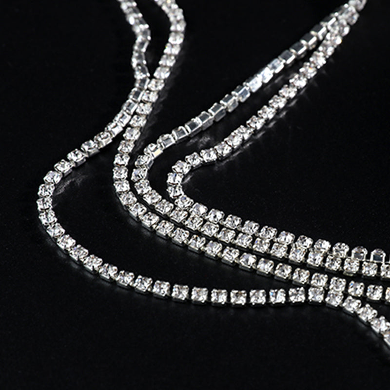 Rhinestone Tassel Band Temperament Pressure Hairpin Super Fairy Hair Ornament