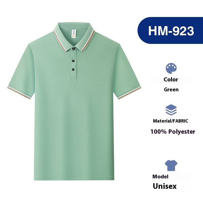 Lapel Polo Shirt Summer Work Clothes