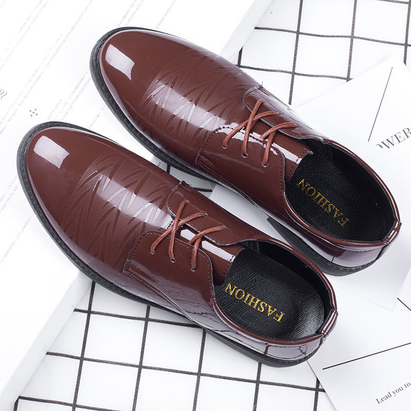 Business Formal Wear Men's British Casual Leather Shoes